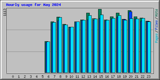 Hourly usage for May 2024